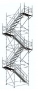 Tour échafaudage escalier