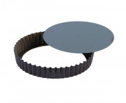 Moule à tarte fond mobile antiadhérent (Lot de 3)