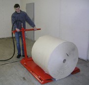 Transbobine sur coussins d'air