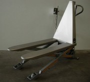 Transpalette haute levée avec mise à niveau automatique - Charge 1000 kg - Hauteur 800 mm