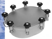 Trappe à pression ovale pour cuve