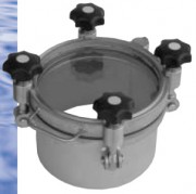 Trappe hublot à pression pour silos