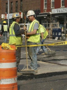 Travaux sur chaussée