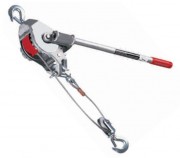 Treuil manuel à câble passant pour charges lourdes