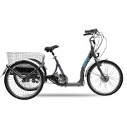 Tricycle électrique avec panier - Vitesse max. 25 km/h