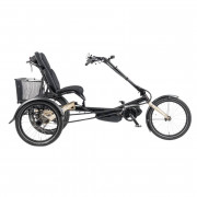 Tricycle électrique pliable avec panier de transport 