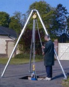 Tripode télescopique en alu acier