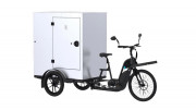 Triporteur électrique - Volume 1.5m3 - Charge cargo 150 Kg - Autonomie 80 Km