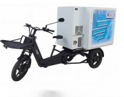 Triporteur électrique avec caisson réfrigéré ventilé - Température réglable de 6°C à -20°C