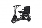 Trottinette électrique PMR à 3 roues avec fauteuil - Vitesse : 3 à 25 km/h - Poids : 22 kg