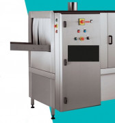 Tunnel de lavage caisse palette - Largeur de passage 610 ou 850 mm - Rendement 200 à 600 cagettes/h