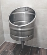 Urinoir mural individuel inox