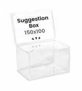 Urne acrylique avec porte visuels