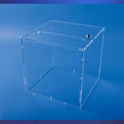Urne transparente – Plexiglas épaisseur 1 cm - L.30 cm ou 40 cm 