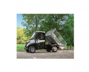 Utilitaire électrique avec benne à ridelle - Capacité 610 à 1630 kg - Autonomie 75 à 150 km