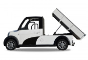 Fourgon électrique sans permis - Benne basculante charge 500 kg - Autonomie 150 km