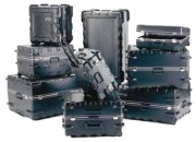 Valise thermoformée à roulettes