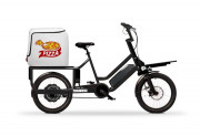 Velo cargo longtail livraison pizza - Caisse 100L