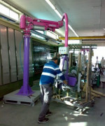 Manipulateur à ventouse pour panneaux de verre - Plage d'action de 4 à 6 m