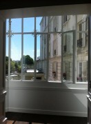 Véranda en acier fer at