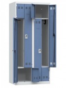 Vestiaire de rangement métallique 4 casiers