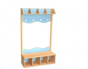 Vestiaire droit 4 ou 5 casiers