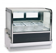 Vitrine à glaces – 3 à 7 bacs - 154 L à 270 L – 700 w à 800 w - réfrigération ventilée : -15°C / -20°C