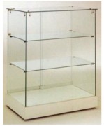 Vitrine comptoir 2 étagères