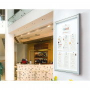 Vitrine d'affichage extérieur murale - 2 A4 à 9 A4