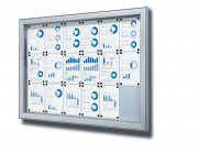 Vitrine d'affichage extérieur magnétique - 6 A4 à 18 A4