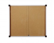 Vitrine d'affichage fond en liège