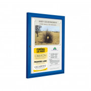 Vitrine d'affichage extérieur en alu - 2 A4 à 9 A4