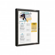 Vitrine d'affichage simple face alu - 4 A4 à 21 A4