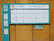 Vitrine d'affichage extérieur étanche à LED