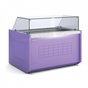 Vitrine froide avec fond réglable