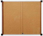 Vitrine intérieure en liège