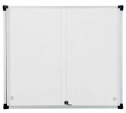 Vitrine d'affichage intérieur portes coulissantes