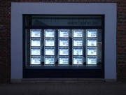 Vitrine lumineuse recto verso