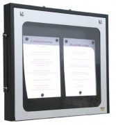 Vitrine porte menu lumineuse - 2 à 6 A4