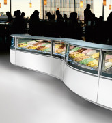 Vitrine réfrigérée design pour glacier