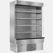 Vitrine réfrigérée positive murale 4 niveaux
