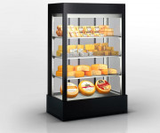 Vitrine réfrigérée personnalisable avec évaporateur statique - de -1°C à +4°C