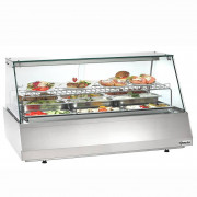 Vitrine réfrigérée positive à poser - Température de 2 °C à 12°C - Capacité : 165 litres