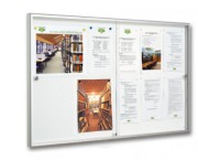 Vitrine d'affichage murale coulissante - Format 8 ou 12 A4